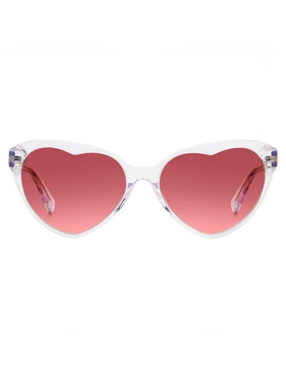 KATE SPADE sunglasses VELMA/S 900 CRYSTAL Pink Sunglasses ~ Heart Sunnies
